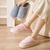 2025 new cotton mop winter home indoor thickened warm non-slip breathable cotton slippers autumn and winter
