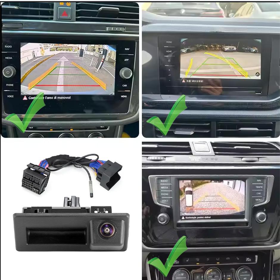 GreenYi Canbus Dynamic Camera For VW Tiguan Ll 2016~2023 Rear View Camera Reversing CAM For MlB Unit Original Screen Plug&Play