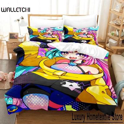 Anime Kawaii Girs Iono Ložní souprava Jednolůžková Dvojlůžková Plná Queen King Size Ložní souprava Pro Dospělé Dětská Ložnice Sady povlečení Pro Domácí Textil