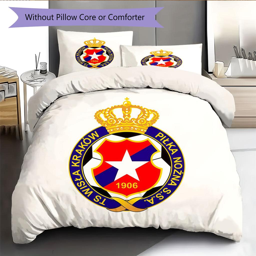 Wisła Poster Bedding Quilt Set Quilt Cover Pillowcase Home Decoration Birthday Gift (1 * Duvet Cover + 2 * Pillowcase, Without Core)