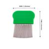 Reasonable Price Comfortable Hair Protection Lice Comb for Home Physical Removal Lice Nits Stainless Steel Teeth Plastic Handle