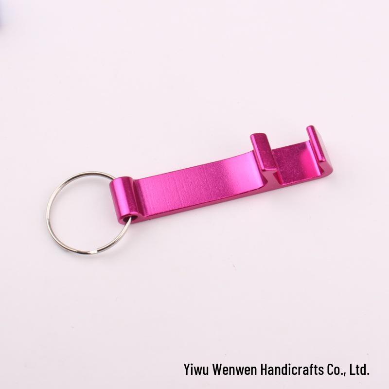

Creative Multifunctional Keychain: Beer Bottle Opener & Mobile Phone Holder - Perfect for Practical Advertising and Small Gifts. розы красного