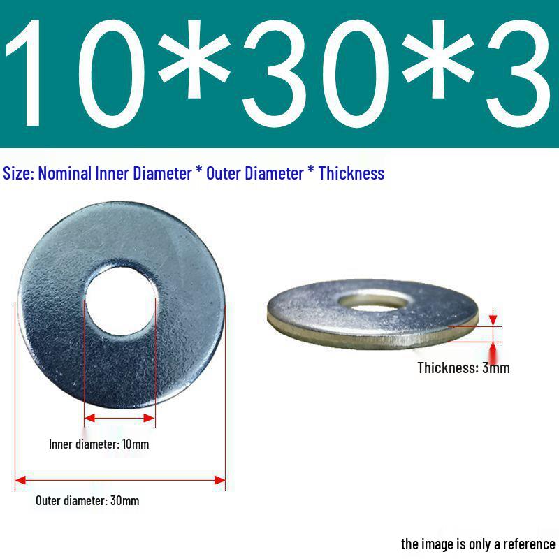 Galvanized Flat Metal Washer Spacer M3-M60