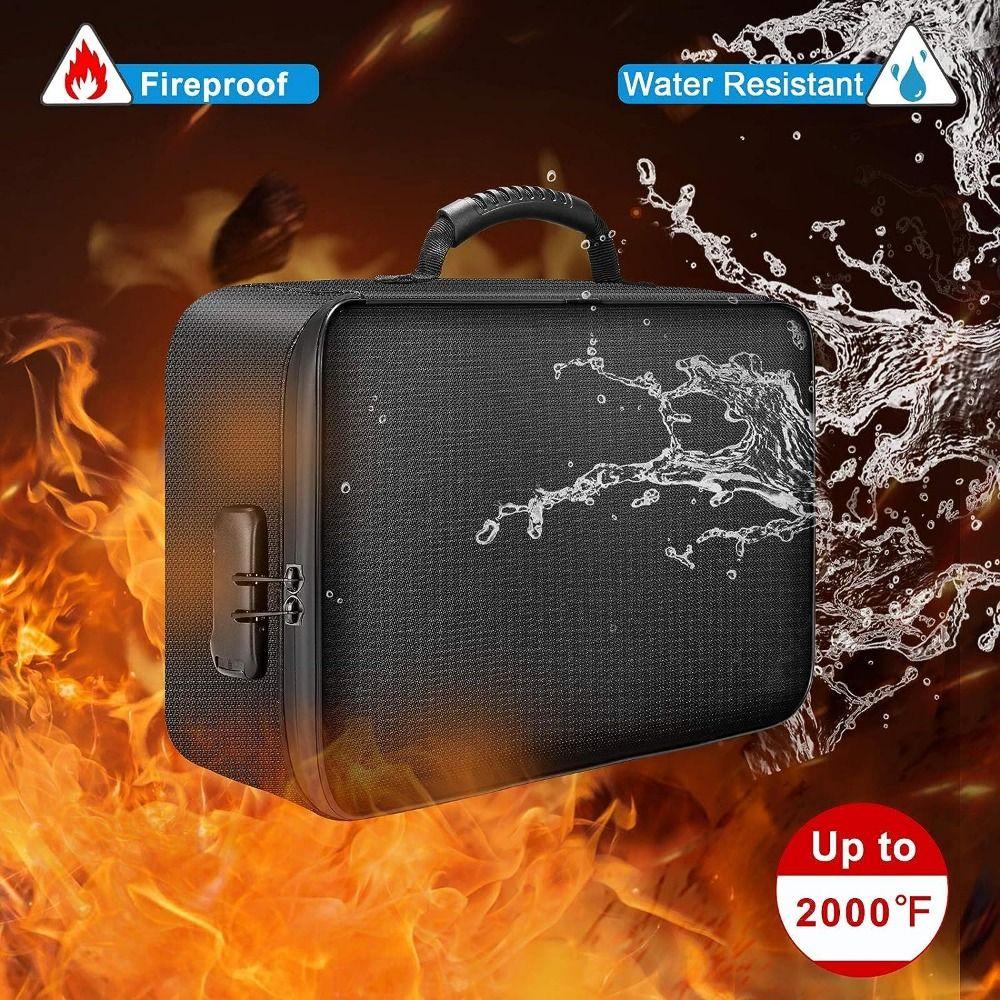 Multi-Layer File Organizer Box Waterproof Accordion File Folder File Storage Case  Business