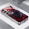 Чехол для телефона 2D с рисунком щита с орлом на красном фоне для Samsung S26 S25 S24 S23 S22 S21 S20 A56 A36 A16 - Стеклянная защитная крышка