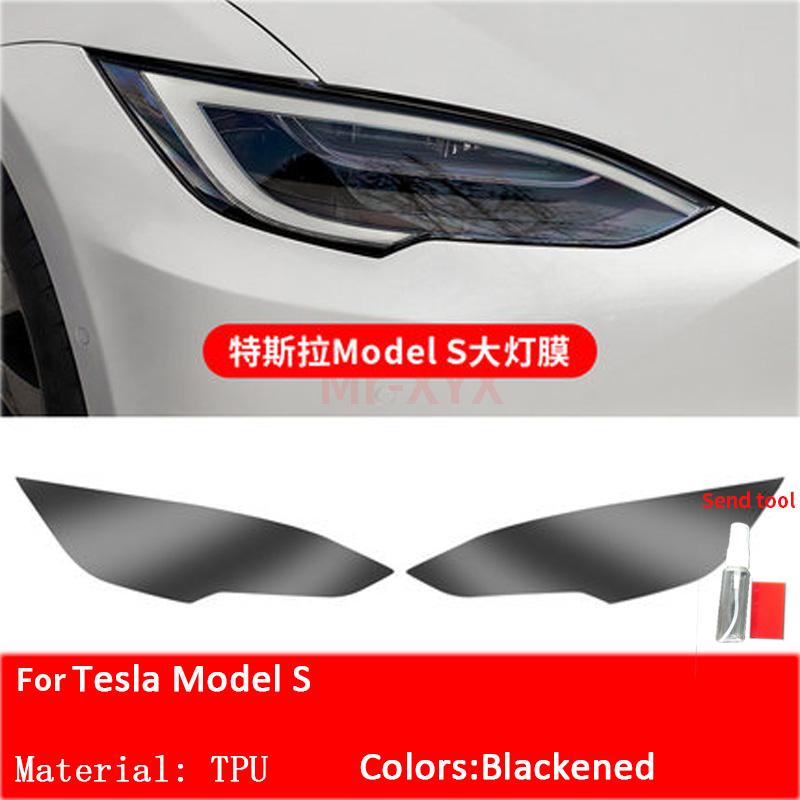 For Tesla MODEL 3 Y X S 16-22 Car Interior Center Console Transparent TPU Protective Film Anti-scratch Repair Accessories