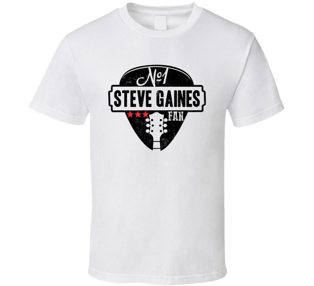 Number One Steve Gaines Legendary Guitarist Bass Guitar Player Fan T Shirt Mens Womens Tees Top 2XL
