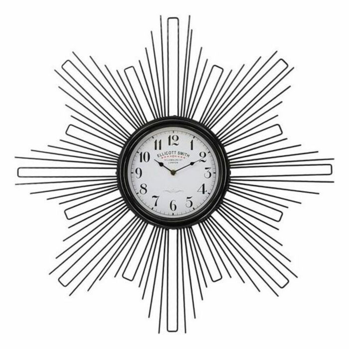 Horloge - Bigbuy home - S3404622 - Bois MDF/Metal - Rond - 68 x 6,5 x 68 cm