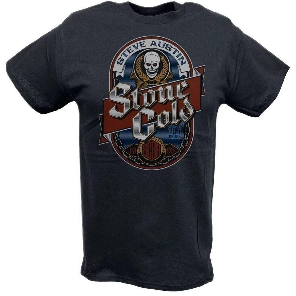 Stone Cold Steve Austin 101 Proof Label Tshirt S