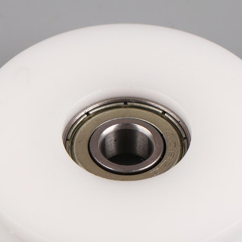 8*50*12Mm Wide Slot 5/7Mm U Groove Roller Guide Wheel Pom Nylon Groove Wire Rope Bearing