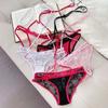 Pendant Chain Underwear for Women Hanging Neck Lace Underpants Breathable Lace Panties  Women