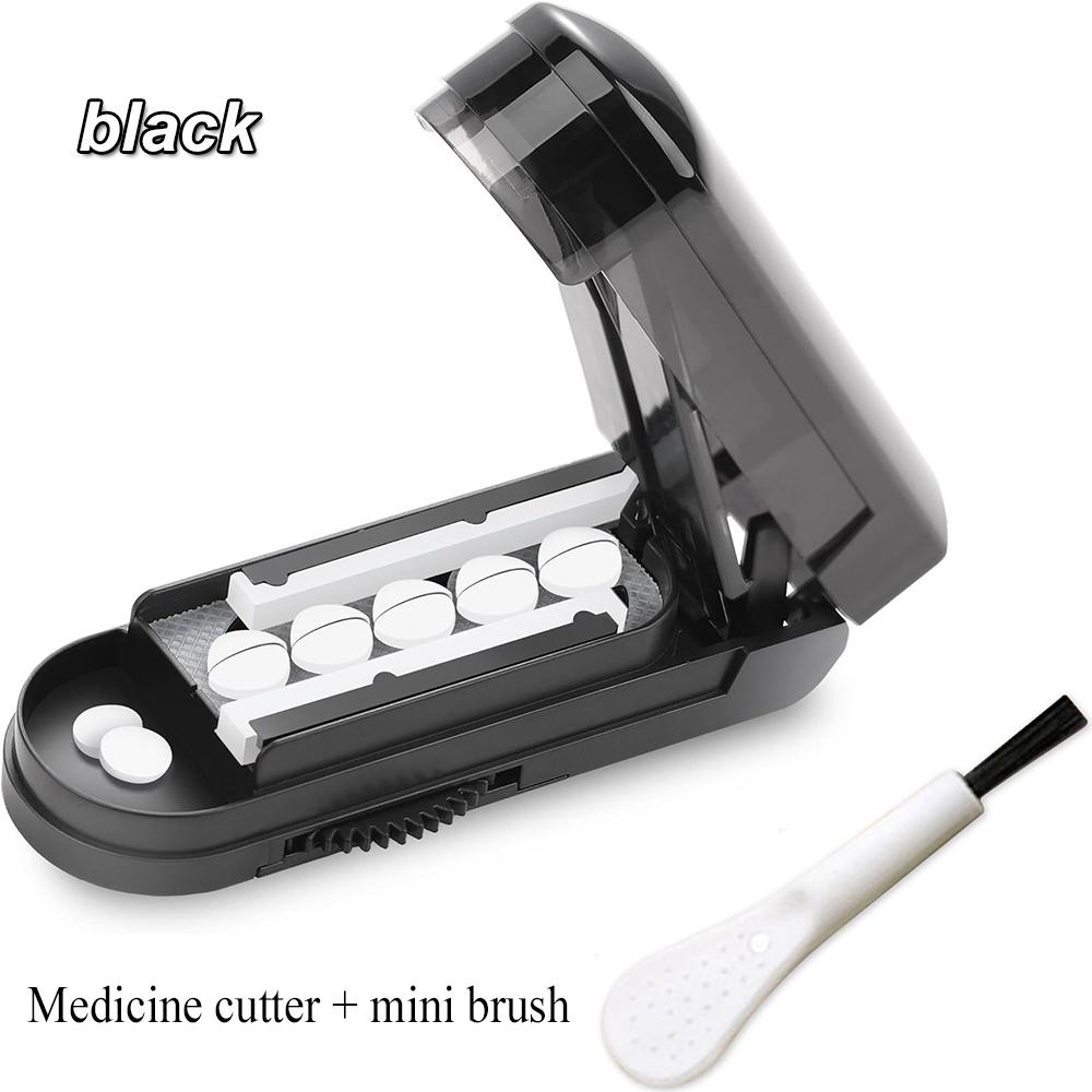 Portable Medicine Cutter Precise Medicine Cutting Scissors Medicine Splitter Tablet Splitting Home Travel Portable Medicine Box