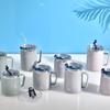 DIU Camping Lid Stainless Steel Insulated Mug Cup 420ml