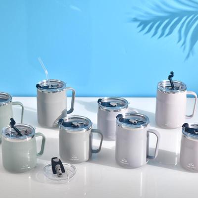DIU Camping Lid Stainless Steel Insulated Mug Cup 520ml