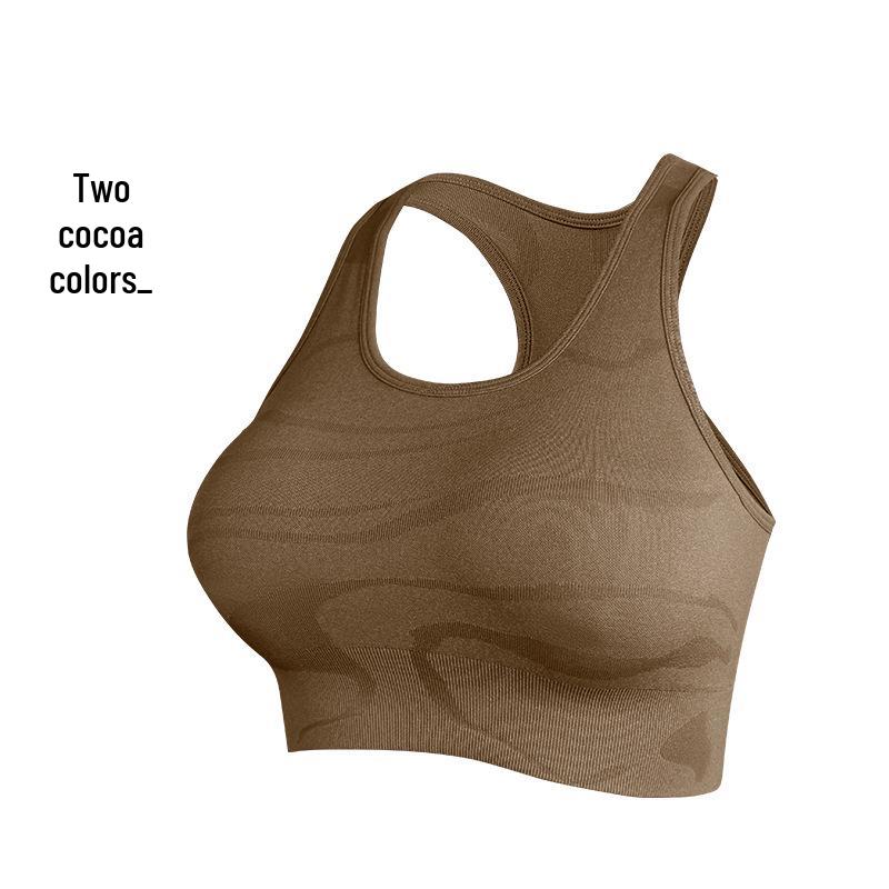 European American Yoga Sports Bra: Shock-Absorbing, Gathering Fit, Beautiful Back Design, Fitness Vest for Running and Yoga.