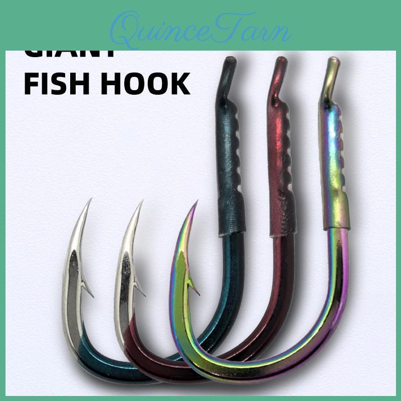 Bone Highquality Spurs Fish Giant Hooks Reinforced Straight Offset Hooks For Black Carp And Special Thick Blood Tank With Sleeve For Giant Fish Pond