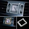 For Mercedes-Benz S E CLS Class W221 W212 C218 Gold Silvery Crystal Style Center Clock Frame Cover