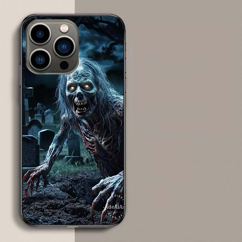 Zombie Apocalypse Phone Case For Iphone 17 Air 15 Pro 14 Plus 16 Pro Max 12 13 Mini 11 16E X XS Cover Cute Fundas