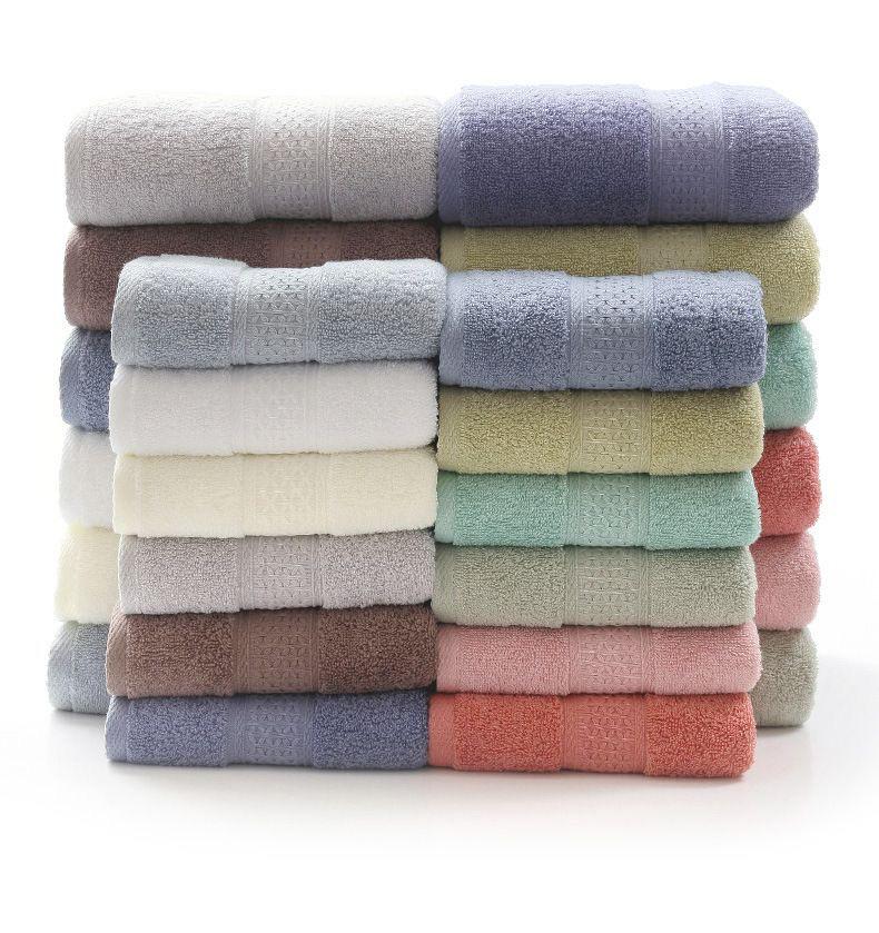Soft Pure Cotton Bath Towel Set - 3-Piece Absorbent Combed Towels