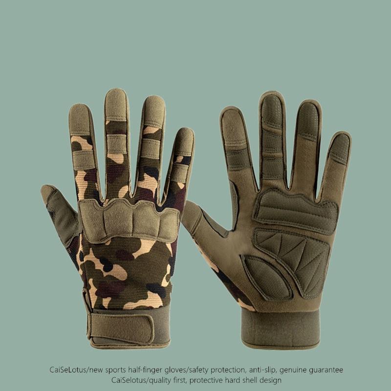 Tactical Special Forces Short Finger Military Fan Combat Outdoor Motorcycle Protective Fitness Gloves Fishing