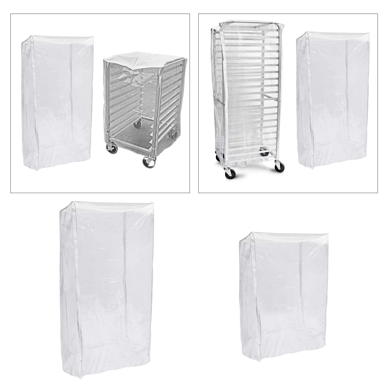 

Bun Pan Rack Cover, Waterproof Dustproof Bread Rack Covers,Bakery Rack Cover for for 10 Layer