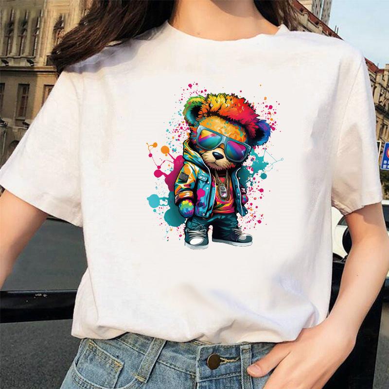 Thermal Press Bears Colors Parches Para Ropa Stickers On Clothes Garment Accessory Heat Transfer Diy Washable New