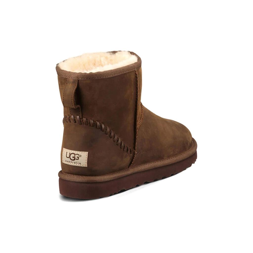 UGG Classic Mini Deco Mid Tops Fleece Lined Brown Men's 1003945-CHE
