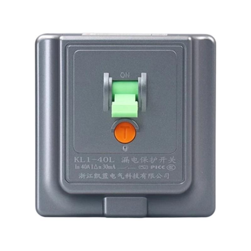 652F Air Conditioner Leakage Protector 40A Leakage Special Protector For Home Water Heater Faucet Safety Switches Enduring