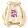 Letter Graphic Kids Hoodie Pullover Children's Sweatshirt Cute Harajuku Hoody for Boys Girls Autumn Casual Hoodies