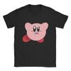 Kirbys Retro Japanese T-Shirts Men Women Nostalgia Childhood ACT Game Awesome Pure Cotton Tees Round Neck T Shirt Clothes