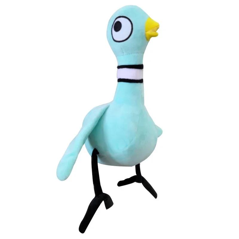 

25cm New Big Eyed Chicken Blue Pigeon Kawaii Plush Toys Anime CartoonCute Plush Doll Throw Pillow Birthday Gift for Kids Friend белый