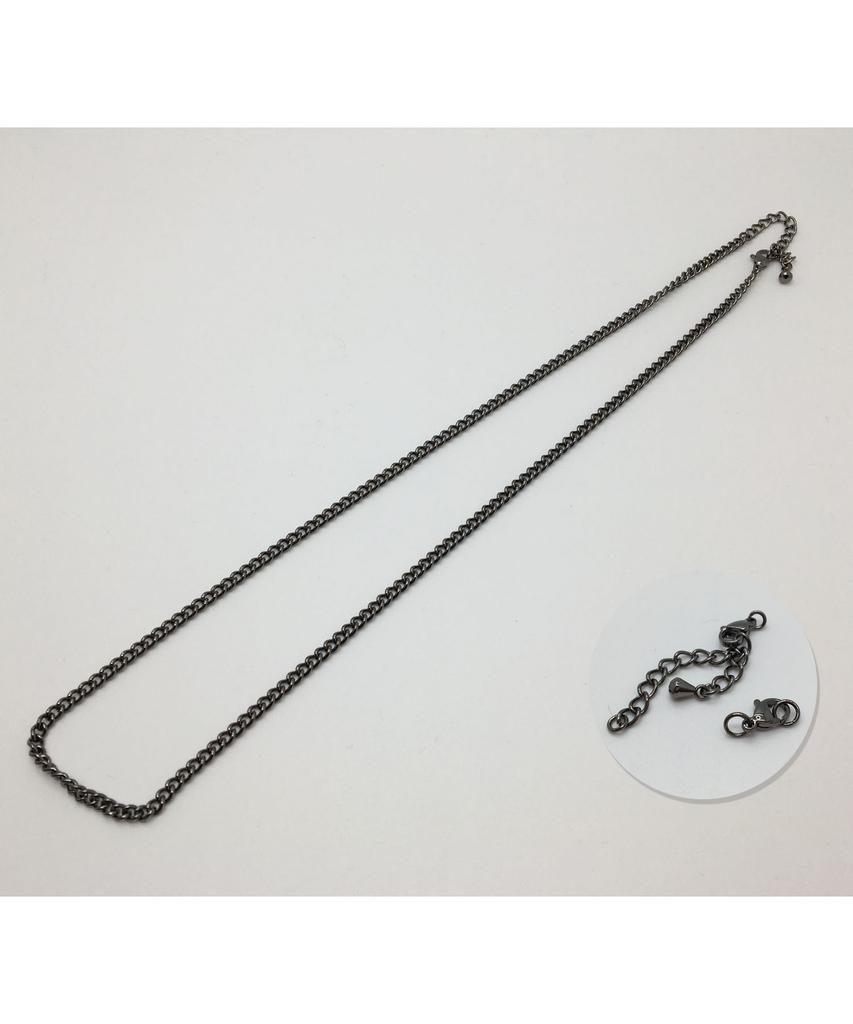 Sexto [Necklace][Surgical Steel] S-0110 Necklace Black