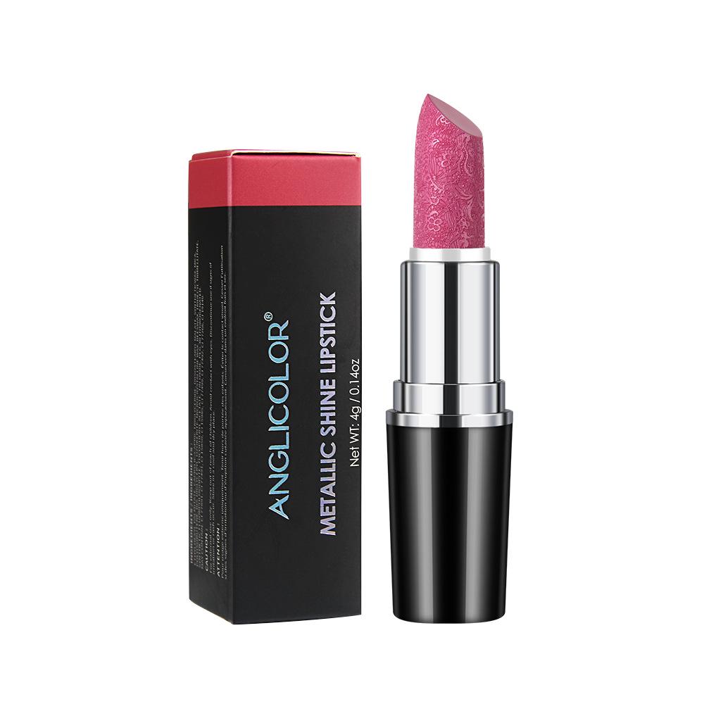Non-Fading Hydrating Pearl Shimmer Lipstick with Long-Lasting Moisturizing Balm.
