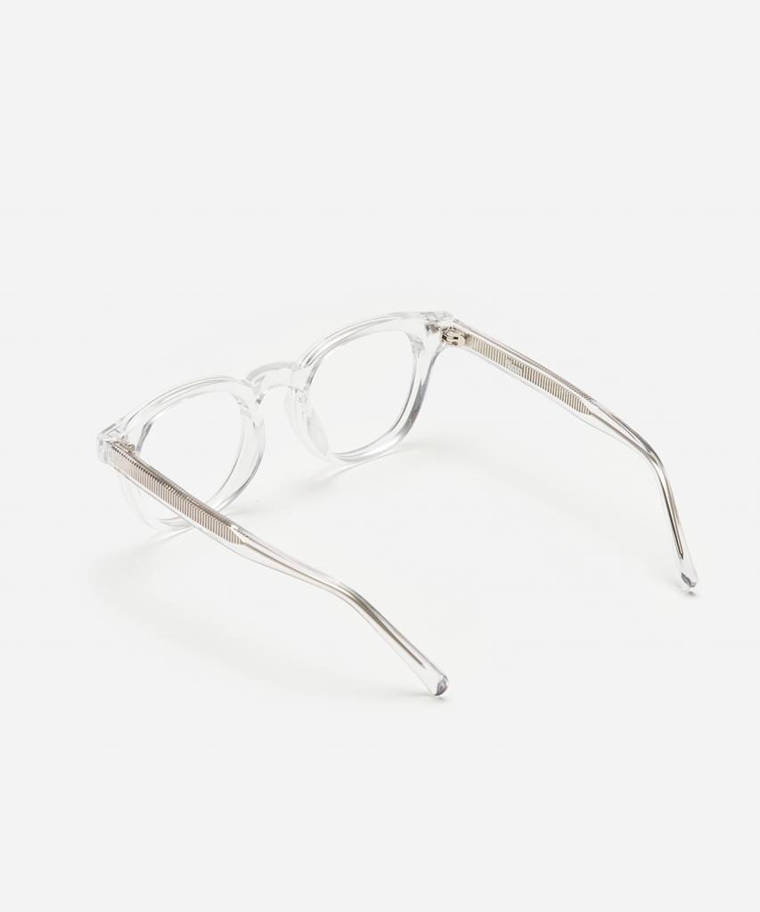Peullang Pf315 Arnel-Style Clear Horn-Rimmed Glasses (C2)