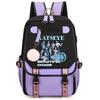 Katseye K-Pop Girl Group Print School Backpack for Students Daily Commute 1216-2, Lightweight Water-Resistant Large Capacity Bookbag