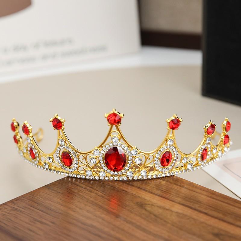 Bridal Rhinestone Headband Crown Wedding Jewelry Crown Tiara Alloy Crown Headband