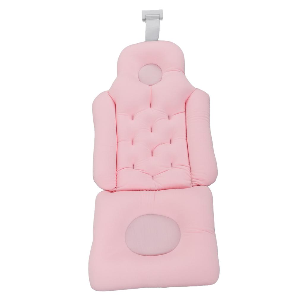 Pernă de baie pentru corp întreg pentru adulți, suport pentru cap și gât, uscare rapidă, elasticitate ridicată, orificiu de agățare, cadă de baie