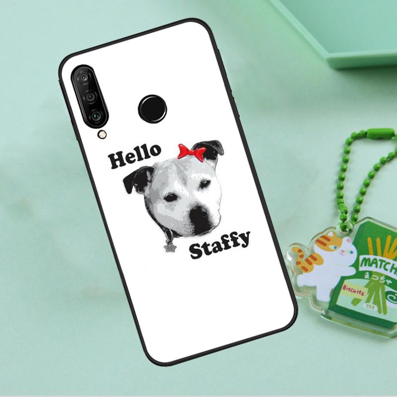 Staffy Staffordshire Bull Terrier For Huawei Nova 10 9 SE 5T 12s 12i 11i Y91 Y90 Y60 Y70 Y72 Y61 P20 P40 P30 Lite P60 Pro Case