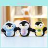 Apple Pineapple Grape Penguin Plush Toy Keychain With Soft Short Plush For Girls Gift And Bag Decor