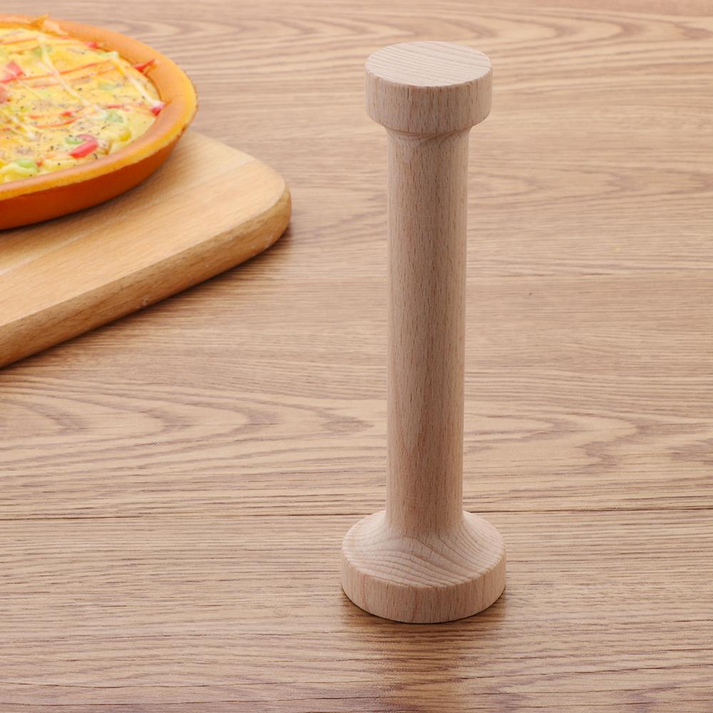Kitchen Baking Supplies Eggtart Mold Pastry Pusher Wooden Egg Tart Tamper Cake Tools