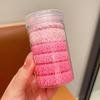 6Pcs Hair Ropes Ponytails Buns Braids Anti-Slip Headbands Soft Seamless Elastic Hair Ties Hair Accessories