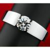 Silver Plated Rose Gold Rings for Couples Stylish Matching Jewelry Set for Men and Women