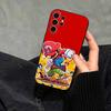 Cartoon S-Super M-MarioS Bros Phone Case For Samsung S25,S24,S21,S22,S23,S30,Ultra,S20,Plus,Fe,Note,10,9,5G Black Cover