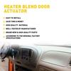 HVAC Heater Blend Door Actuator Right For Jeep 2011-2016 2012 2013 Wrangler (JK)