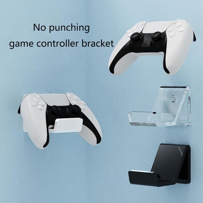 2pcs Sturdy Game Controllers Storage Shelf Convenient Wall Hangings Hook for Game Controllers Headsets Organizers Shelf