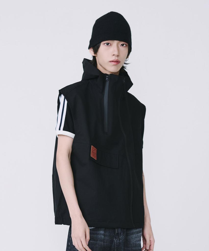 Ten Past Seven Utility Hooded Vest (2 Colors)