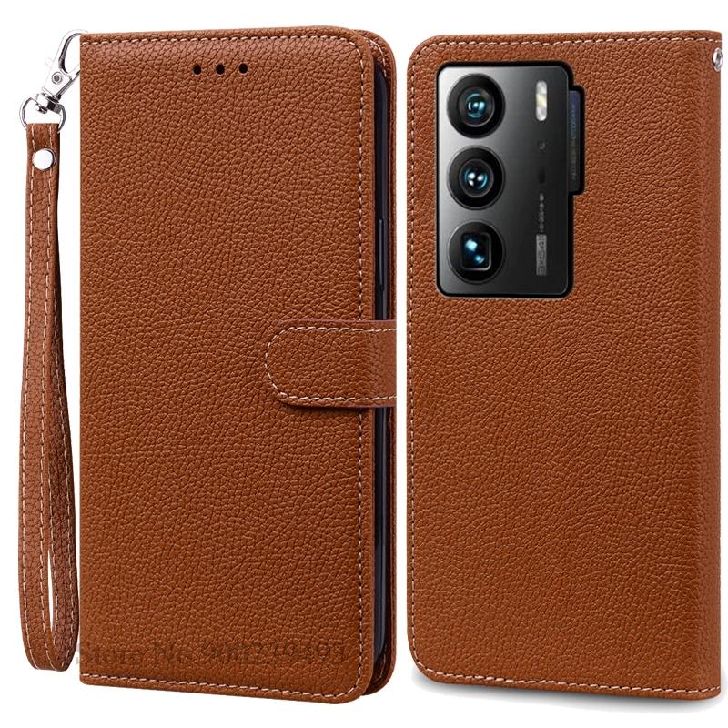 For ZTE Axon 40 Ultra Case Wallet Flip Leather Case For ZTE Axon 40 Ultra Case Silicone Book Cover Coque Fundas