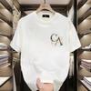 Trendy Brand Short-Sleeved Pure Cotton Men'S Printed T-Shirt Trendy Men'S And Women'S Versatile Round Neck T-Shirt Men'S