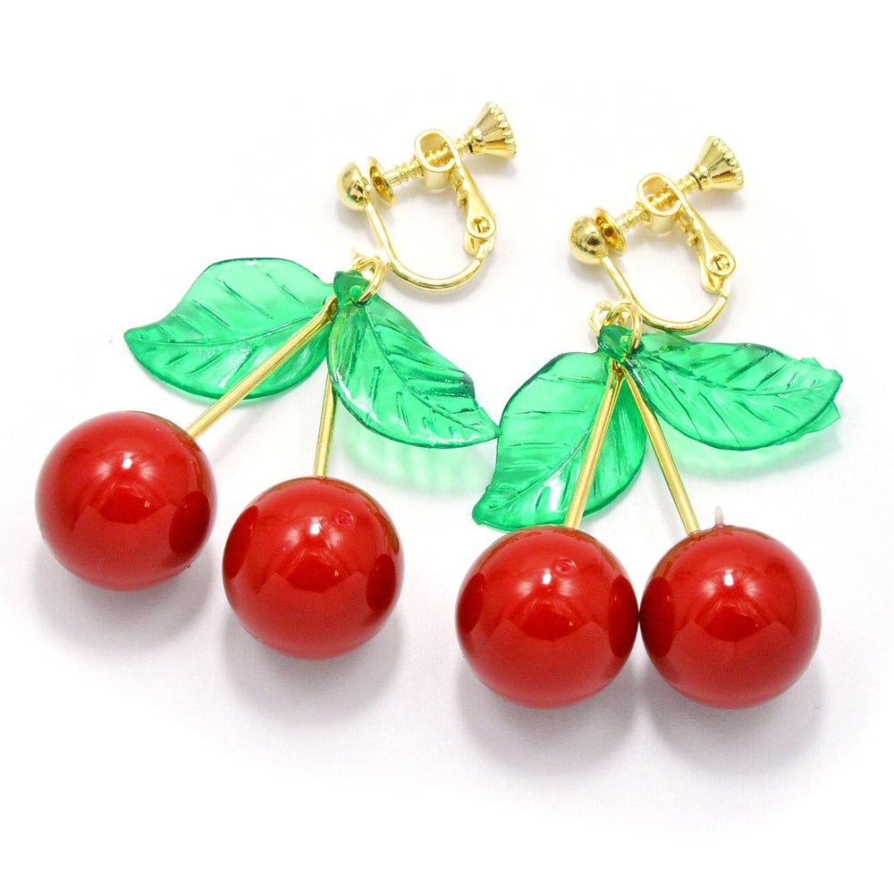 

ПАРИЖ Сережки Тропічна вишня j3s [ ДИТЯЧІ ] [Червоний]