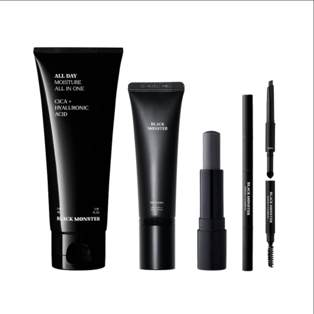 Blackmonster All Day Perfect Set  All Day Moisture All In One + Makeup 3 Types BB cream set amber beige